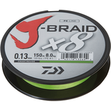 J-Braid X8 150m 0.16mm/9kg-20lb Chartreuse