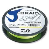 J-Braid X4 135m 0.15mm/6.9kg-15lb Yellow