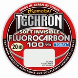 Fir Kamatsu Fluorocarbon 100% Techron Soft Invisible 20m 0.172mm/2.17kg, Varianta: Fluorocarbon 100% Techron 20m 0.172mm/2.17kg