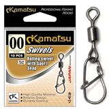 Agrafa Kamatsu Sport cu vartej K-501 (10buc/plic), Varianta: Agrafa Sport cu vartej K-501 (10buc/plic) Nr.00/6kg