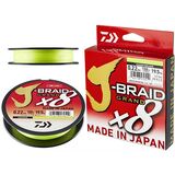 Fir textil Daiwa J-Braid Grand X8 135m 0.06mm-0.20mm Chartreuse, Varianta: J-Braid Grand X8 135m 0.18mm/12.5kg-28lb Island Blue