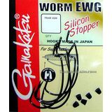 Carlig Gamakatsu Offset Worm EWG Silicon Stopper nr.1/0-nr.3/0, Varianta: Offset Worm EWG Silicon Stopper (4buc/plic) nr.3/0