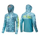 Bluza UV Relax Lures Mash Wave Blue, Varianta: Bluza UV Relax Lures Mash Wave Blue XL