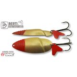 Lingurita oscilanta Berti Dublin XXL 78mm/16gr, Varianta: Dublin XXL 78mm/16gr Patrata Gold
