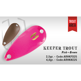 Keeper Trout Single Hook 3cm/2.5gr Pink/Brown