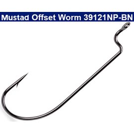 Offset Worm 39121NP-BN (7buc/plic) nr.3/0