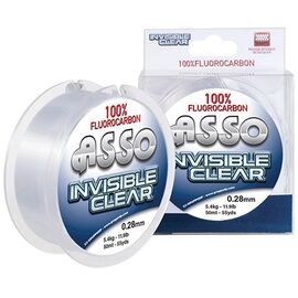 Fir ASSO Fluorocarbon Invisible Clear 50m 0.30mm/6.0kg