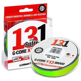 Fir Textil Sufix 131 G-Core Braid x13 150m 0.12mm-0.20mm Neon Chartreuse, Varianta: 131 G-Core Braid x13 150m 0.185mm/25lb/11.40kg Neon Chartreuse