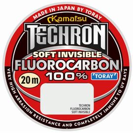 Fir Kamatsu Fluorocarbon 100% Techron Soft Invisible 20m 0.128mm/1.75kg, Varianta: Fluorocarbon 100% Techron 20m 0.128mm/1.75kg