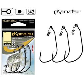Carlige Offset Spring Lock Kamatsu K-2435 (3buc/plic), Varianta: Carlige Offset Spring Lock K-2435 (3buc/plic) Nr.2/0