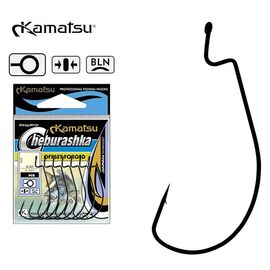 Carlige Kamatsu Offset K-337 (7buc/plic) Nr.8 - Nr.1, Varianta: Carlige Kamatsu Offset K-337 (7buc/plic) Nr.2