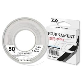 Tournament Fluorocarbon Leader 50m 0.20mm-0.23mm, Varianta: ournament Fluorocarbon Leader 50m 0.14mm/2.8lb/1.3kg