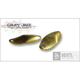 Lingurita oscilanta Berti Candy Jazz Blank 28mm/2gr (2buc/plic), Varianta: Candy Jazz Blank 28mm/2gr (2buc/plic) A. Patrata Gold
