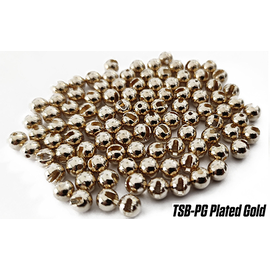 Tungsten Slotted Beads 4.6mm (10buc/plic), Varianta: Tungsten Slotted Beads 4.6mm (10buc/plic) Plated Gold
