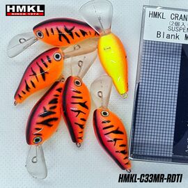 Crank 33MR 3.3cm/3gr Custom Painted (1buc/pac), Varianta: Crank 33MR 3.3cm/3gr (1buc/pac) Red Tiger