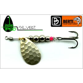Lingurita Rotativa Berti Indie Pro Nr.2 Bila 21mm/2.7gr, Varianta: Indie Pro Nr.2 Bila 21mm/2.7gr Silver