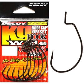 Carlige Offset Decoy Worm 25 KG Wide, Varianta: Offset Worm 25 KG Wide (8buc/plic) Nr.2