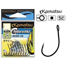 Carlige Kamatsu Cheburashka Micro Jig K-150 (10buc/plic) Nr.10 - Nr.2, Varianta: Carlige Cheburashka Micro Jig K-150 (10buc/plic) Nr.2