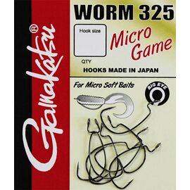 Carlig Gamakatsu Offset Worm Micro Game 325 (8buc/plic), Varianta: Offset Worm Micro Game 325 (8buc/plic) Nr.8