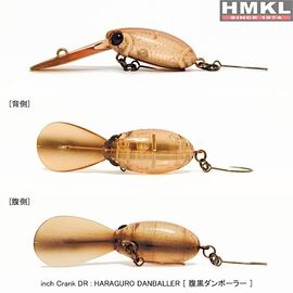 Vobler HMKL Inch Crank DR 2.5cm/1.8gr, Varianta: Inch Crank DR 2.5cm/1.8gr Haraguro Danballer