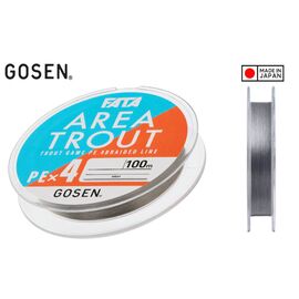 Fir Textil Gosen Fata Area Trout PE X4 100m 0.07mm-0.10mm Grey, Varianta: Fata Area Trout PE X4 100m #0.2 0.07mm/2.3kg Grey