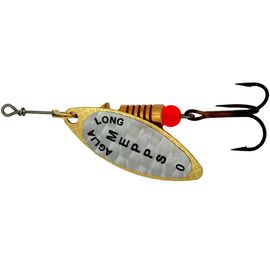 Lingurita Rotativa Mepps Aglia Long Rainbow nr.0/2.5gr, Varianta: Rotativa Aglia Long Rainbow nr.0/2.5gr Gold