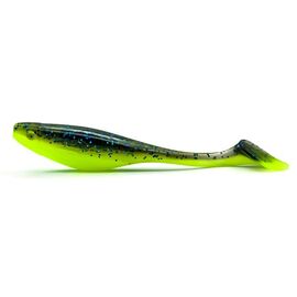 Shad Fast Strike Huky Kuky 7.5cm (10buc/plic), Varianta: Huky Kuky 7.5cm (10buc/plic) Chartreuse Blue Back