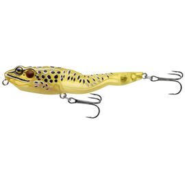 Vobler Imitatie brosca LiveTarget Frog Walking Bait 10.5cm/17.7gr, Varianta: Frog Walking Bait 10.5cm/17.7gr Ghost/Yellow