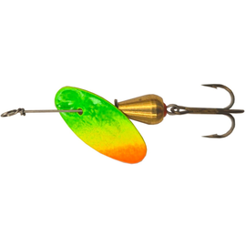 Lingurita Rotativa Mepps XD Tri Fluo nr.0/2.5gr, Varianta: Rotativa XD Tri Fluo nr.0/2.5gr Gold/Tiger