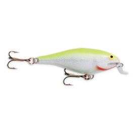 Shallow Shad Rap SSR05 Silver Fluorescent Chartreuse